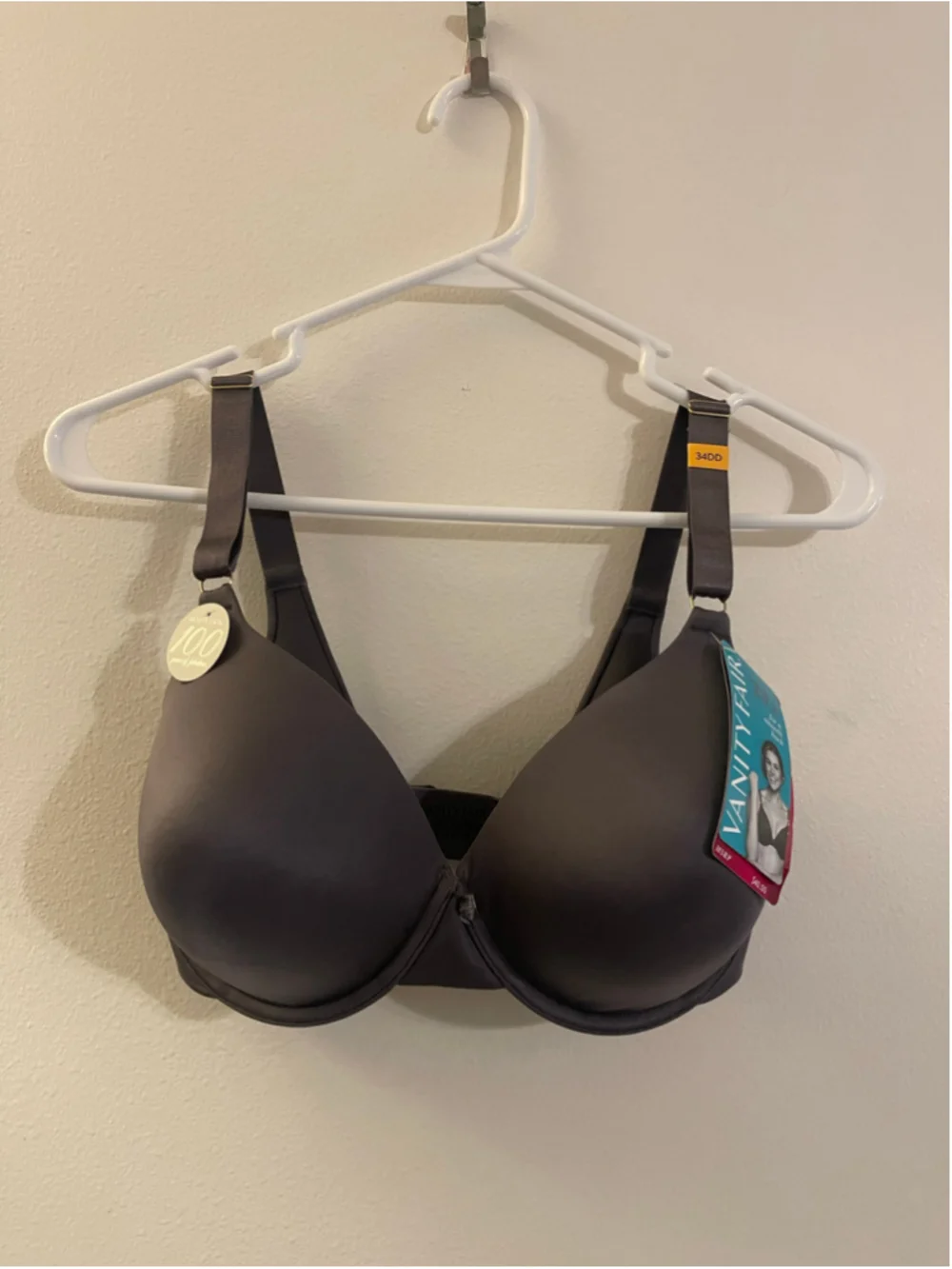 Women's Vanity Fair Beauty Back Bra 34DD Purple